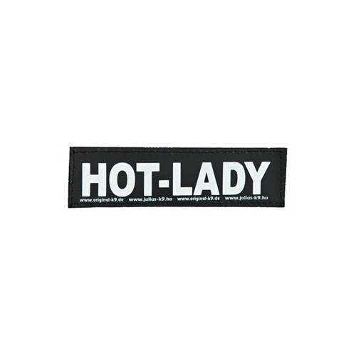 Julius K9 tekstlabel Hot Lady